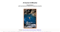 Desktop Screenshot of acim.miraclevision.com
